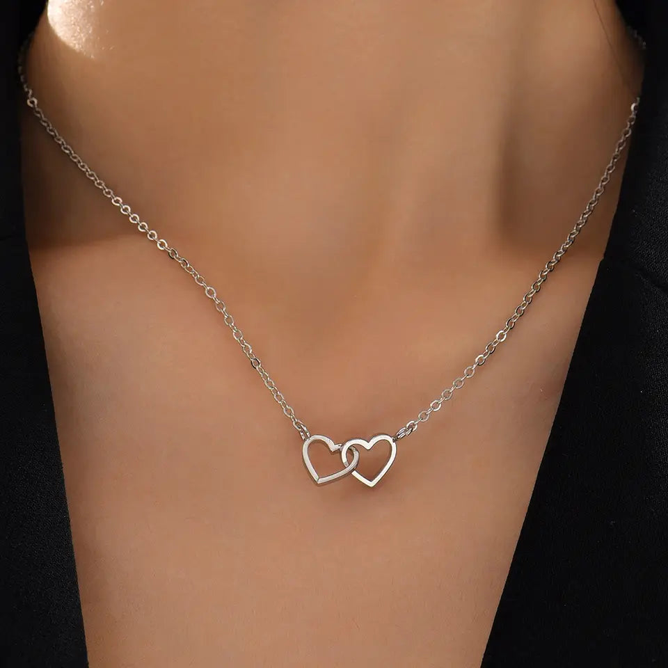 Ketting Double Hearts