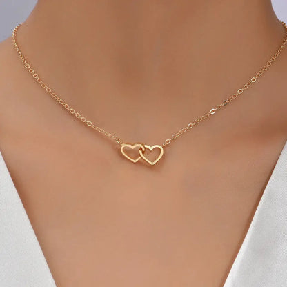 Ketting Double Hearts