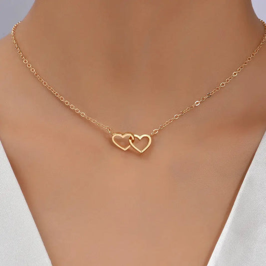 Ketting Double Hearts