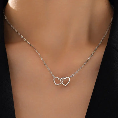 Ketting Double Hearts